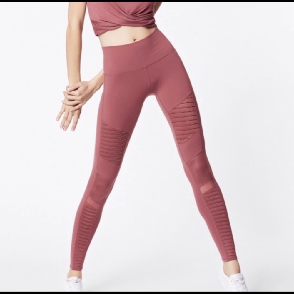 Alo Yoga High Waist Moto Sienna Leggings